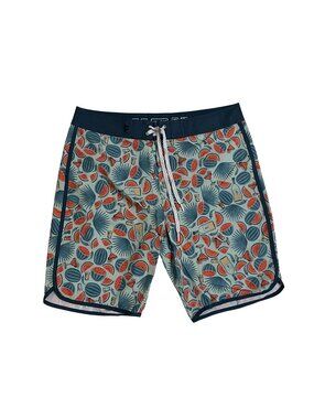 William Murray Board Shorts Mens 32 Green Watermelon Cocktail All Over Print NWT